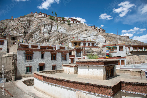 Likir Monastery or Likir Gompa (Klud-kyil) is the most famous landmark in Likir district, Ladakh, India