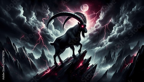 Capricorn Zodiac Sign Dark Fantasy