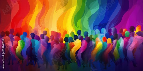 Celebrations and Festivities from LGBT pride parades, celebrations, and festivals that bring the community together in joyful and colorful displays.