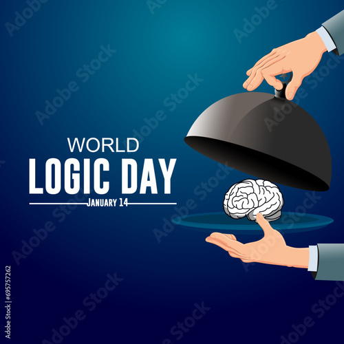 Vector illustration of Happy World Logic Day