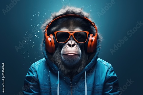 cool modern smart monkey