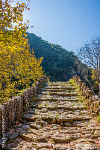 klidonia bridge in Zagorochoria Greece