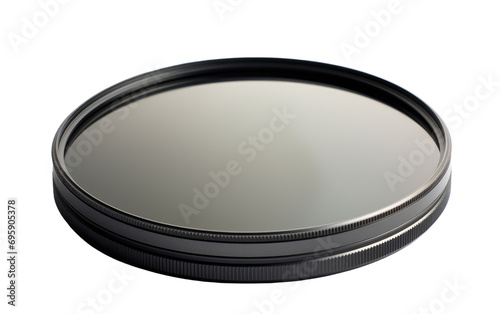 Circular Polarizer Filter Optimize Photography on a White or Clear Surface PNG Transparent Background