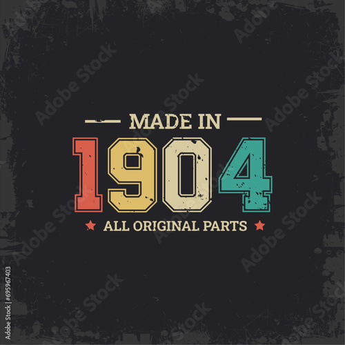Made in 1904 All Original Parts