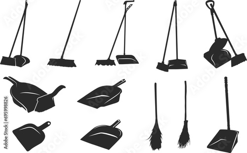Dustpan SVG, Dustpan silhouette, Broom and dustpan SVG, Broom SVG, Cleaning Brush SVG, Dustpan bundle, Broom and dustpan icon, Dustpan clipart, Broom and dustpan silhouette