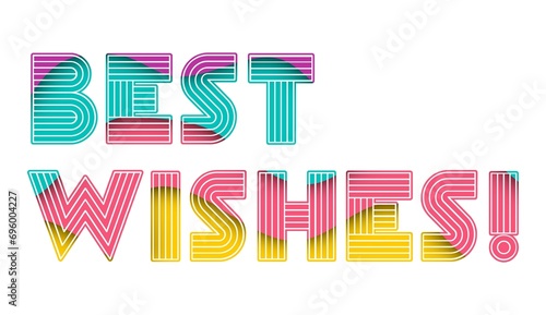 Best wishes hand lettering, png file, celebration invitation related item