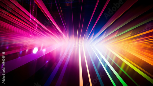 Abstract disco strobe lights background. 