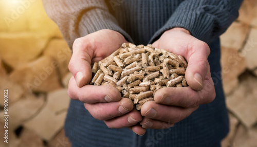 Nature's Grasp: Biomass Bounty in a Gentle Hand. Generative AI