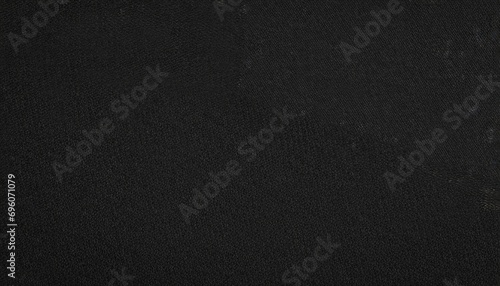 black flag cloth in full frame with selective focus 3d of pitch dark colored garment with clean natural linen texture for background banner or wallpaper use