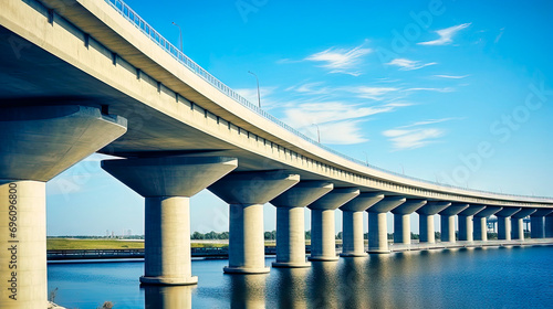 a reinforced concrete road bridge