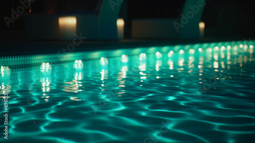 swimming pool light waves night underwater lights