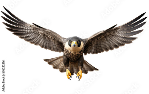 Peregrine Falcon Dive On Transparent Background