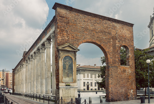 Colonne di San Lorenzo Maggiore in Milan Italy