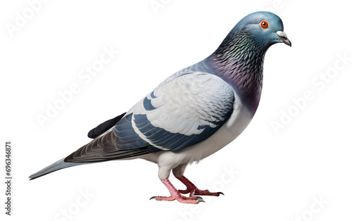 Pigeon Isolated on a Transparent Canvas