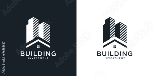 Creative real Estate Logo, real estate, house logo, building logo design template