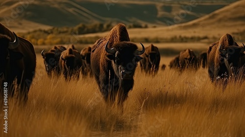 Illustration of Buffalo in the Wild