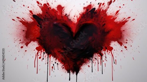 The beauty of these heartshaped ink blots lies not only in their symmetry, but also in the complexity of their meaning a true work of abstract art.