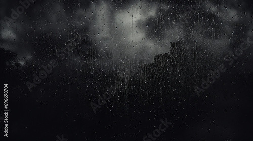 texture of rain and fog on a black background overlap