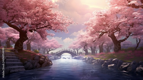 Cherry Blossom Background