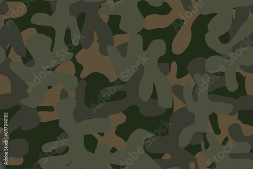 Seamless Brush. Military Vector Camouflage. Seamless Army Paint. Green Camo Print. Camo Urban Grunge. Hunter Beige Texture. Digital Khaki Camouflage. Vector Woodland Background. Brown Repeat Pattern.