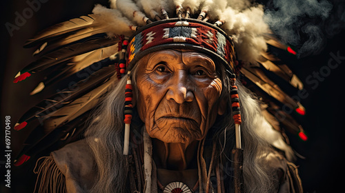 Old Native American Indian