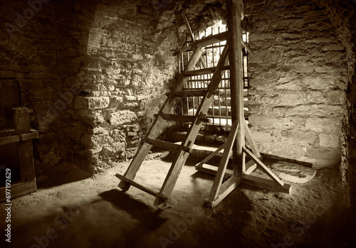 Rack in the torture chamber of Castle