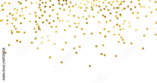Gold glitter background polka dot vector illustration 