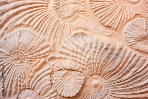 fossilized shells background