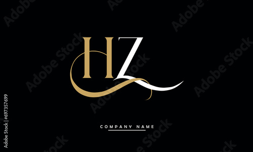 HZ, ZH, H, Z Alphabets Letters Logo Monogram