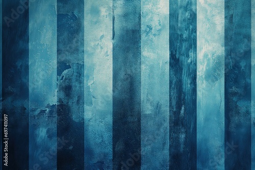Abstract Blue Textured Background with Vertical Lines