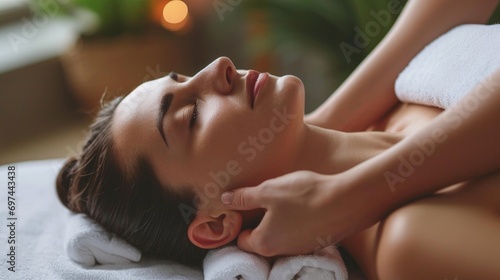 A Relaxing Back Massage at a Spa