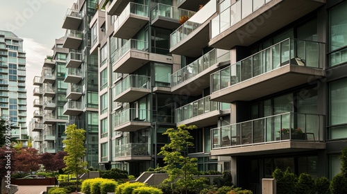 Contemporary Condominium Complex in Vancouver, BC, Canada