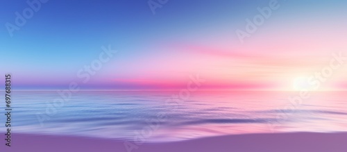 Pastel blurred gradient sunset background at sunrise soft nature beach peaceful morning outdoor, light, blue, purple, orange, white
