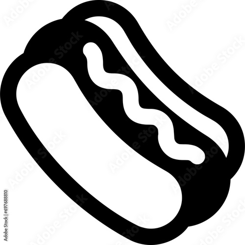 hotdog logo vector, hotdog icon vector, black and white hotdog vector, hotdog sticker vector, hotdog emoji vector