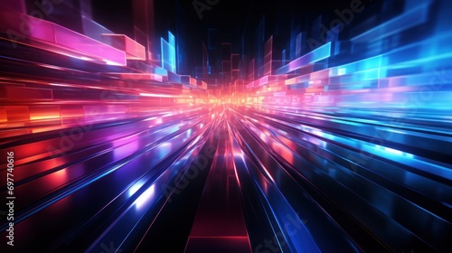 connection, network, technology, communication, futuristic, cyberspace, innovation, 3d rendering, city skyline, connect. abstract smart network and connection technology generative image via AI.