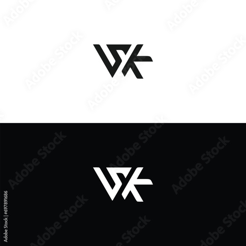 SK logo. S K design. White SK letter. SK, S K letter logo design. Initial letter SK linked circle uppercase monogram logo. S K letter logo vector design. 