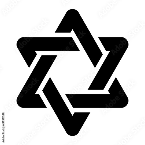 jewish glyph icon