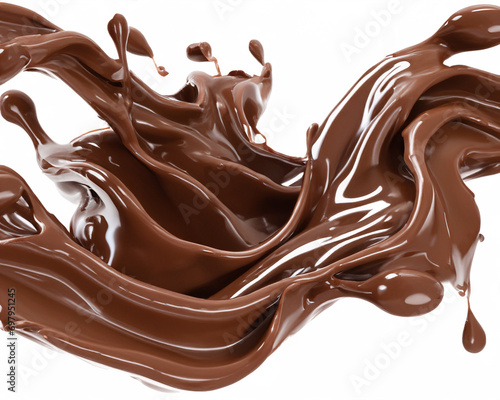 液状のチョコレート AI画像