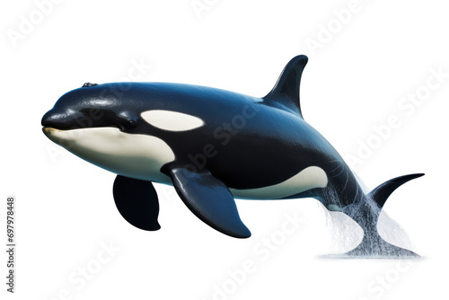 Orca Killer Whale Isolated On Transparent Background