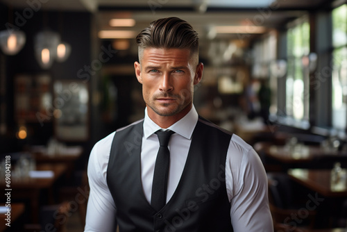 A well-groomed and sharp taper fade hairstyle, reflecting a polished and modern appearance.