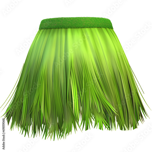 Grass skirt, PNG image 