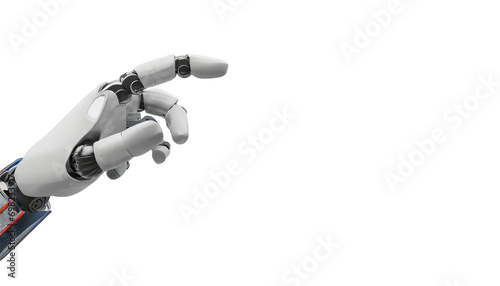 Futuristische Roboterhand, die nach etwas greift