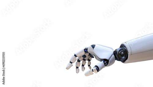 Futuristische Roboterhand, die nach etwas greift