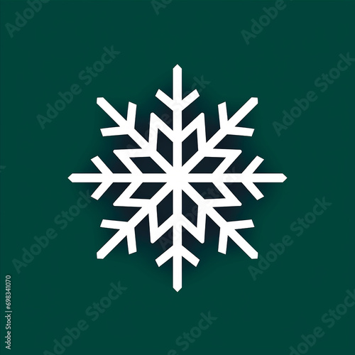 un logotipo de copo de nieve original, único y sencillo