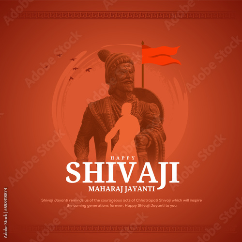 Chatrapati, Shiv Jayanti. "Birthday celebration of the great Maratha king Chhatrapati Shivaji Maharaj". Logo Design Concept, Template, Banner, Icon, Poster, Unit, Label, Web, Symbol, Sign, Mnemonic.