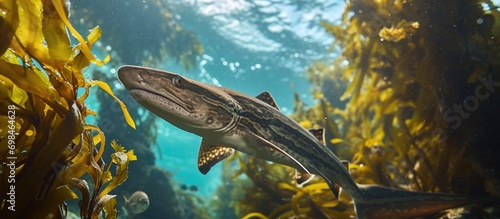 Cape Town's striped catshark lives in the kelp forest.
