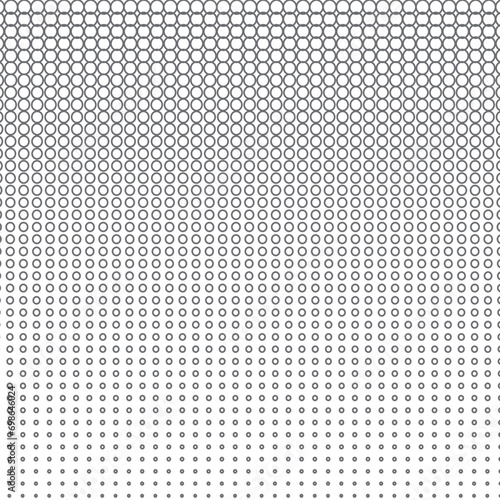 modern abstract simple seamlees grey ash metal color circle polka dot stroke halftone pattern art