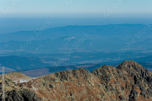 Polish Tatra Mountains, widok na Pieniny