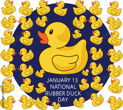 NATIONAL RUBBER DUCK DAY is celebrated every year on 13 January 