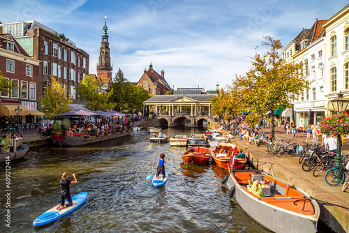 Altstadt, Leiden, Niederlande 